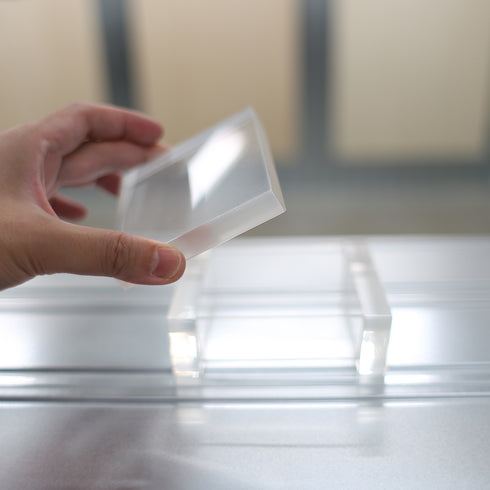 Thick acrylic box